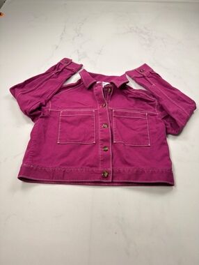 Old Navy Jacket Pink Boxy Fit - Womens M